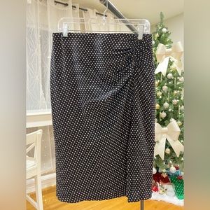 Ann Taylor Polka Dot Pencil Skirt: Classic Office Elegance